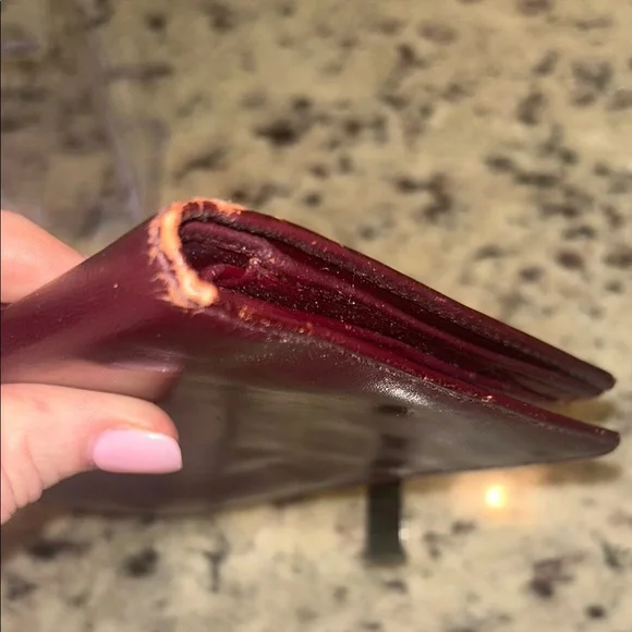 Prada Brown Leather Wallet with Clasp - Picture 8 of 8